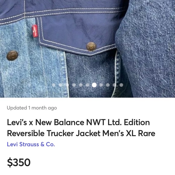 New Balance +Levi’s Denim Collaboration / Limited Edition - Picture 5 of 7